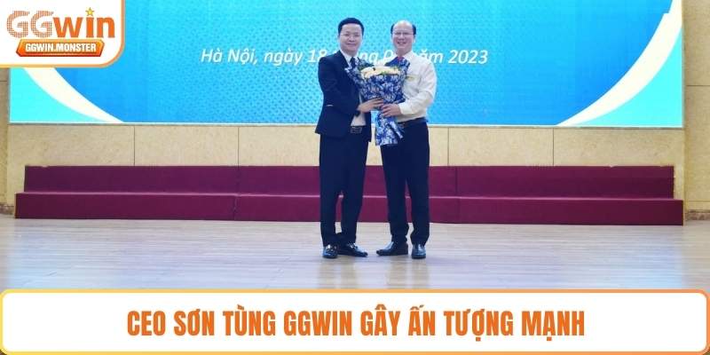 CEO Sơn Tùng GGWIN gây ấn tượng mạnh